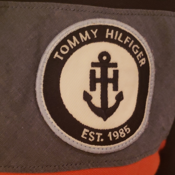 Tommy Hilfiger 3/4 Sleeve Rugby Colorblock Polo Shirt - Picture 4 of 8